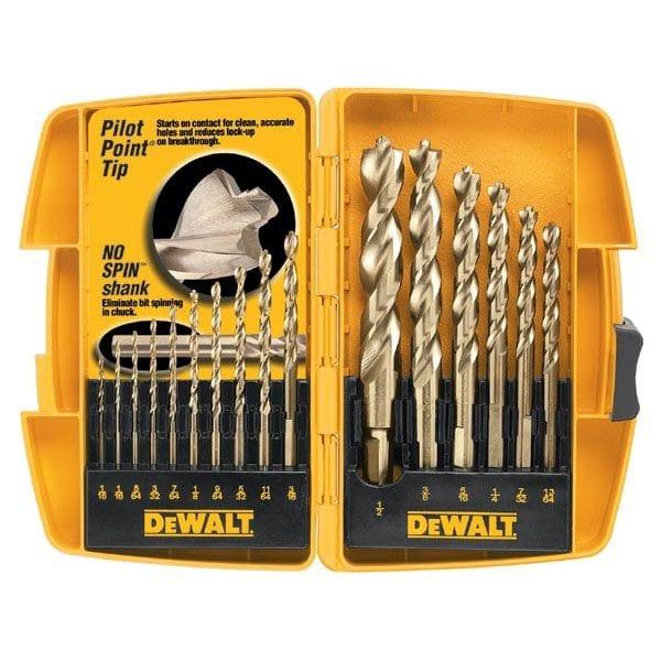 Pilot Point Drill Bit Set - 16 Piece